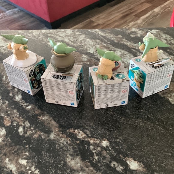 Set of 4 DISNEY Star Wars Series 4 Figures with Boxes - Picture 7 of 15